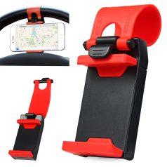 Držák na mobil nebo GPS, který lze namontovat na volant
