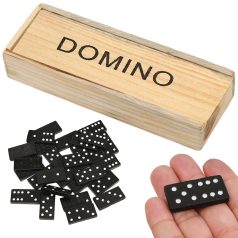 Domino dřevěná krabička 28 ks