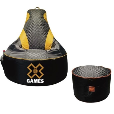 Gamer Orange XXL fotel + Dárek puff