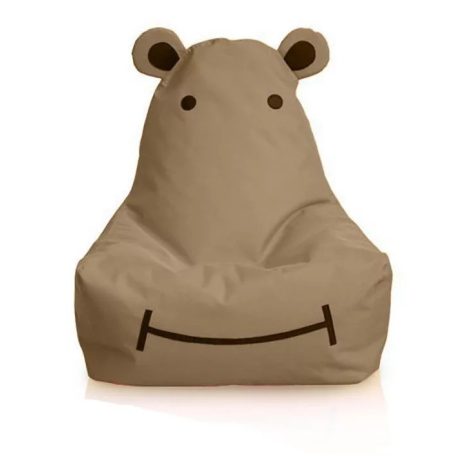 Dětský sedací vak HIPPO hrošík (camel)