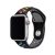 Sports Wear Black-Rainbow silikonový řemínek na hodinky Apple Watch 38/40/41