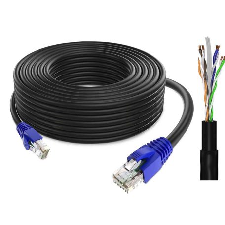 Venkovní ethernetový kabel LAN CAT6e 20m